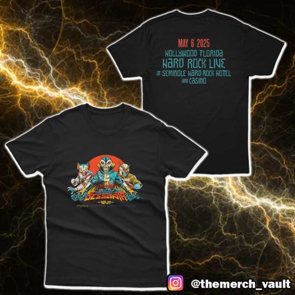 61st Birthday Maynard James Keenan Sessanta Event Tee May 6 2025 Hollywood Florida Hard Rock Live At Seminole Hard Rock Hotel And Casino Merchandise Unisex T-Shirt