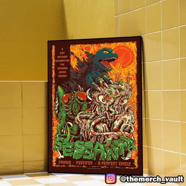 A 61st Birthday Celebration For Maynard James Keenan Sessanta May 4 2025 At Huntsville The Orion Amphitheater Poster Canvas Home Decorations