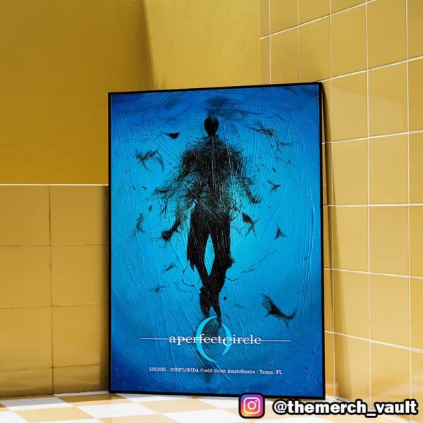 A Perfect Circle May 8 2025 At MidFlorida Credit Union Amphitheatre Tampa FL Poster Event By Hannah Vandermolen Poster Canvas Home Decorations