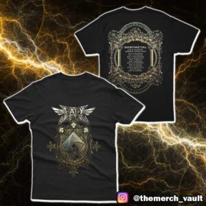 Babymetal UK Europe Arena Tour 2025 Iron Trinity Tee Version With Tour Dates Merchandise Unisex T-Shirt