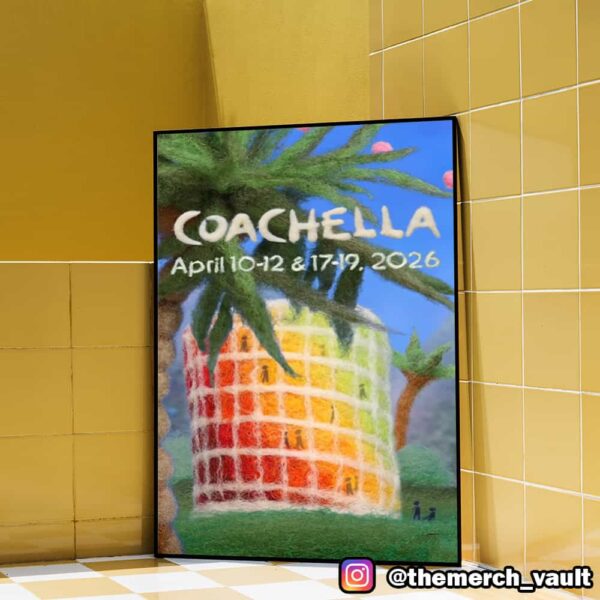 Coachella Music And Arts Festival Poster Event April 10-12-17-19 2025 Poster Canvas Home Decorations