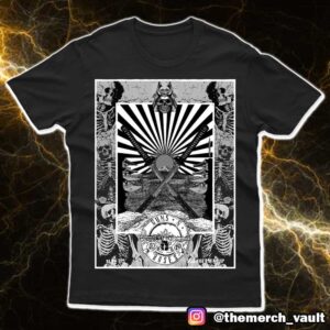 Guns N’ Roses 2025 Tour Poster Event By Ramiro Samurai Artwork Black And White Style At Yokohama Japan May 5 2025 Merchandise Unisex T-Shirt