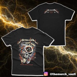 Metallica M72 Nashville North American Tour 2025 At Nissan Stadium With Pantera And Suicidal Tendencies Event Tee Art By Landon Armstrong Merchandise Unisex T-Shirt