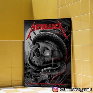 Metallica M72 Nashville Second Night May 3 2025 Event Poster Artwork By Maxxer242 At Nissan Stadium No Repeat Weekend North America Tour Poster Canvas Home Decorations