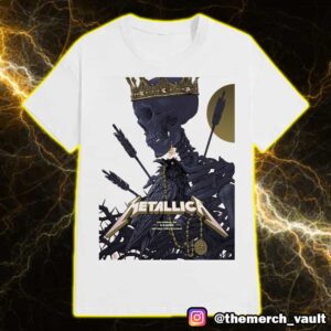 Metallica M72 Sonic Temple May 9 2025 At Historic Crew Stadium No Repeat Weekend Event Poster By Vance Kelly Unisex Merchandise T Shirt