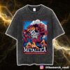 Metallica M72 Sonic Temple Exclusive Pop-Up Shop Poster By Maxx242 And Kathleen Goff For Columbus North American Tour 2025 Unisex Washed T-Shirt