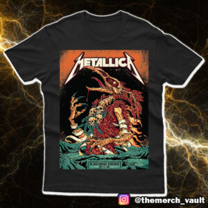 Metallica M72 Virginia Tech Pop Up Shop Poster By Puis Calzada On May 7 2025 At Lane Stadium Blacksburg Merchandise Unisex T-Shirt