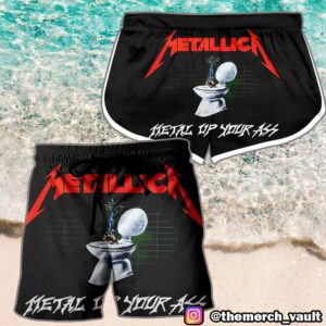 Metallica Metal Up Your Ass Album Cover Summer Collection Hawaiian Shirt And Shorts (Men And Women)