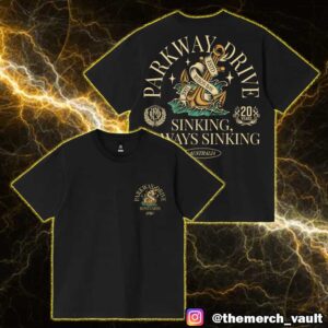Parkway Drive Boneyards Anchor Merchandise Unisex T-Shirt