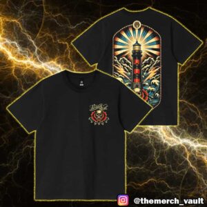 Parkway Drive Lighthouse Merchandise Unisex Two Sided T-Shirt