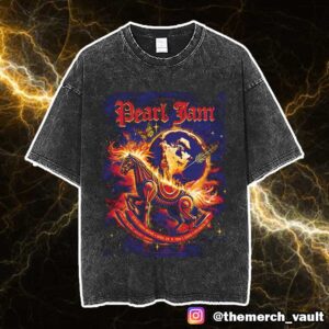 Pearl Jam Dark Matter Tour 2025 At State Farm Arena April 29 And May 1 2025 Atlanta GA By Rubysue Graphics Unisex Washed T-Shirt