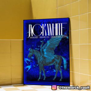 Poster Show For Jack White May 8 2025 At Denver CO Mission BallRoom Designed By Carlos Banda Poster Canvas Home Decorations