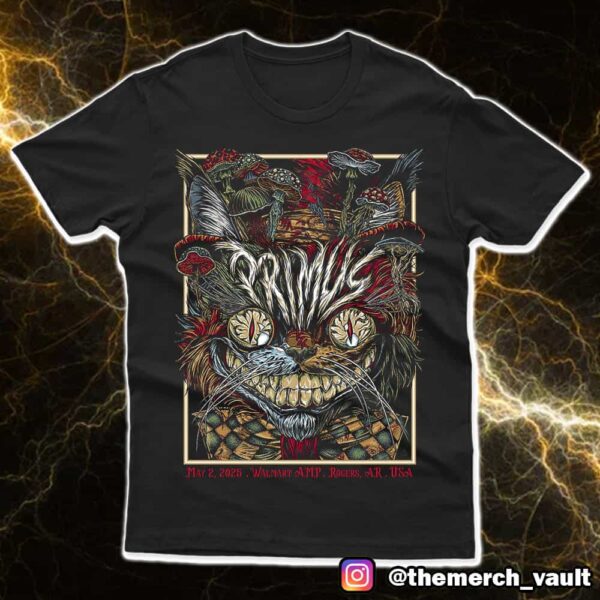Primus May 2 2025 At Walmart AMP Rogers AR USA Limited Edition Poster Show Tonight By Rhys Cooper Merchandise Unisex T-Shirt