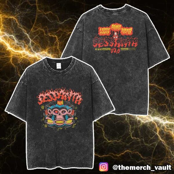 Sessanta Event Tee 61st Birthday Celebration For Maynard James Keenan At MidFlorida Credit Union Amphitheatre Tampa Florida May 6 2025 Unisex Washed T-Shirt