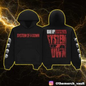 System Of A Down Wake Up South America Stadium Tour 2025 Merch 3D All Over Print Graphic Hoodie