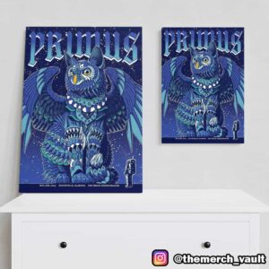 Tonight’ s Poster Show For Primus At Huntsville May 4 2025 The Orion Amphitheater By Ben Kwok Poster Canvas